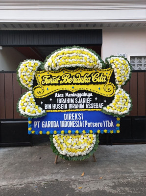 Papan Bunga Duka di Kramas