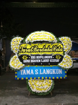 Papan Bunga Duka di Kramas