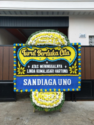 Papan Bunga Duka di Kramas